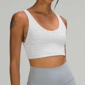 LULULEMON Align Reversible Gray Striped Sports Bra 4